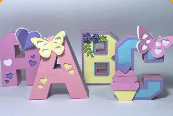 3D Letters SVG A-Z 0-9: Elevate Your Craft Projects
