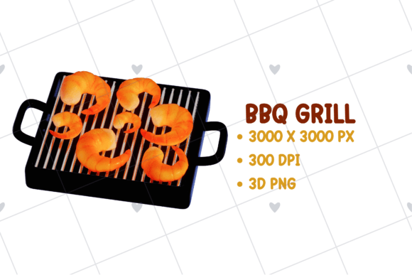 Elevate Your Design Projects with This 3D BBQ Clipart