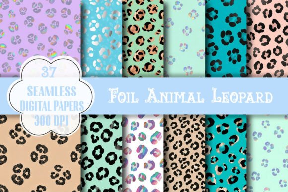 Foil Animal Leopard Pattern: A Dynamic Design Asset