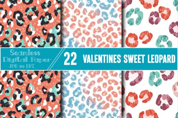 Valentines Sweet Leopard Papers: Unleash Your Creativity