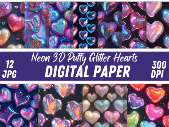 Vibrant Digital Papers for Creative Projects