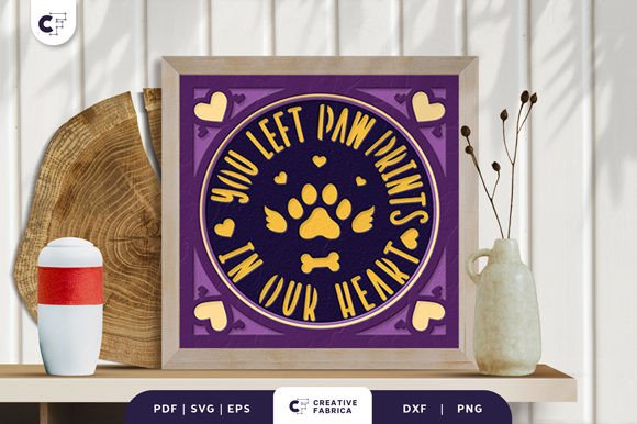You Left Paw Prints in Our Heart: A 3D SVG Tribute